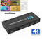 4K HDMI Multiviewer 4x1 Quad Screen Seamless Switcher With Remote 3