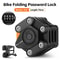 WEST BIKING Bicycle Folding Lock 4 Digit Combo Anti Theft Lock For E Bike Scooter 6