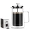 High Borosilicate Glass French Press Coffee Pot Double Layer Insulated 350ML 650ML 1000ML 8