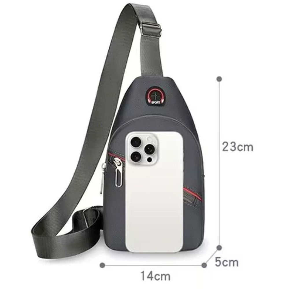 Waterproof Portable Outdoor Travel Men Small Chest Bag Large Capacity Lightweight Shoulder Bag Tren 5
