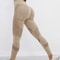 Elastic High Waist Leggings Women Knitted Solid Seamless Butt Lift Fitness Yoga Gym Sports Leggings 1