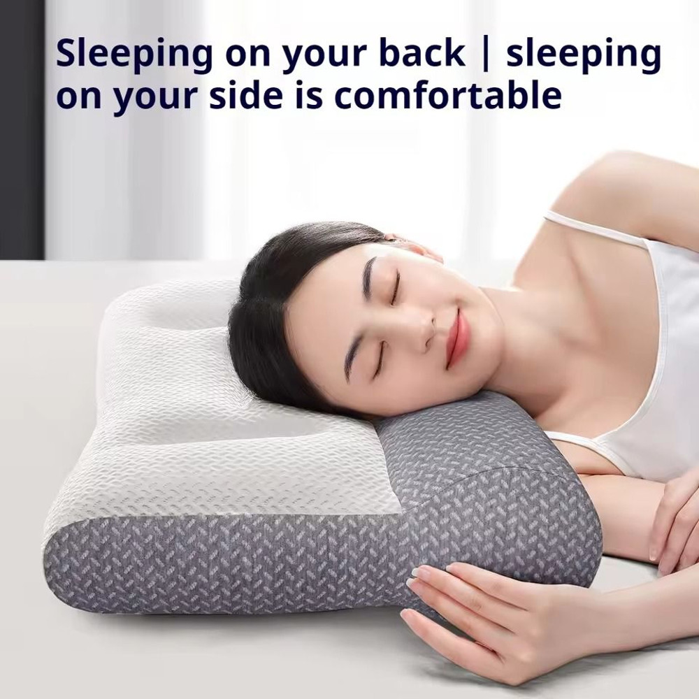 Adjustable Neck Pillow Cervical Spine Support Heated Neck Protection Sleep Therapy 3