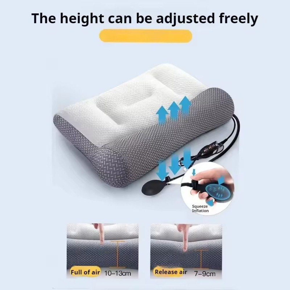 Adjustable Neck Pillow Cervical Spine Support Heated Neck Protection Sleep Therapy 4