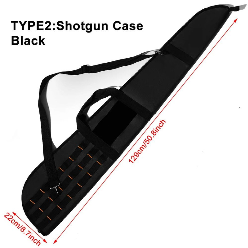 Double Rifle Case Gun Bag Backpack Sniper Carbine Airsoft Shooting Carry Shoulder Bag 11