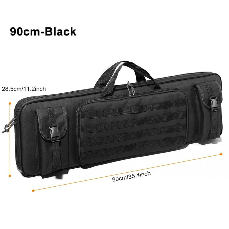 Double Rifle Case Gun Bag Backpack Sniper Carbine Airsoft Shooting Carry Shoulder Bag 6