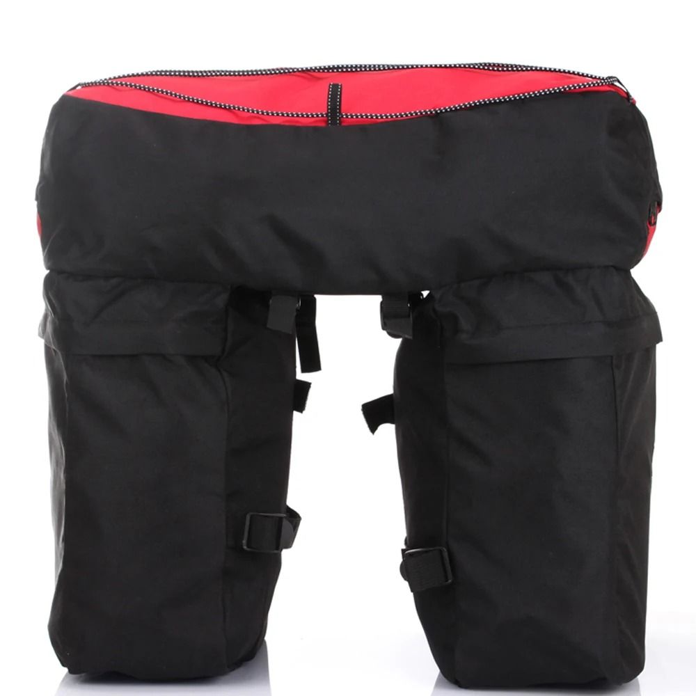Roswheel 60L Bicycle Rear Seat Trunk Bag Double Pannier With Rain Cover 3
