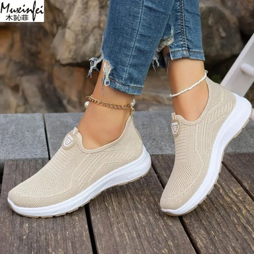 Womens Breathable Mesh Casual Shoes Soft Lightweight Sole 2
