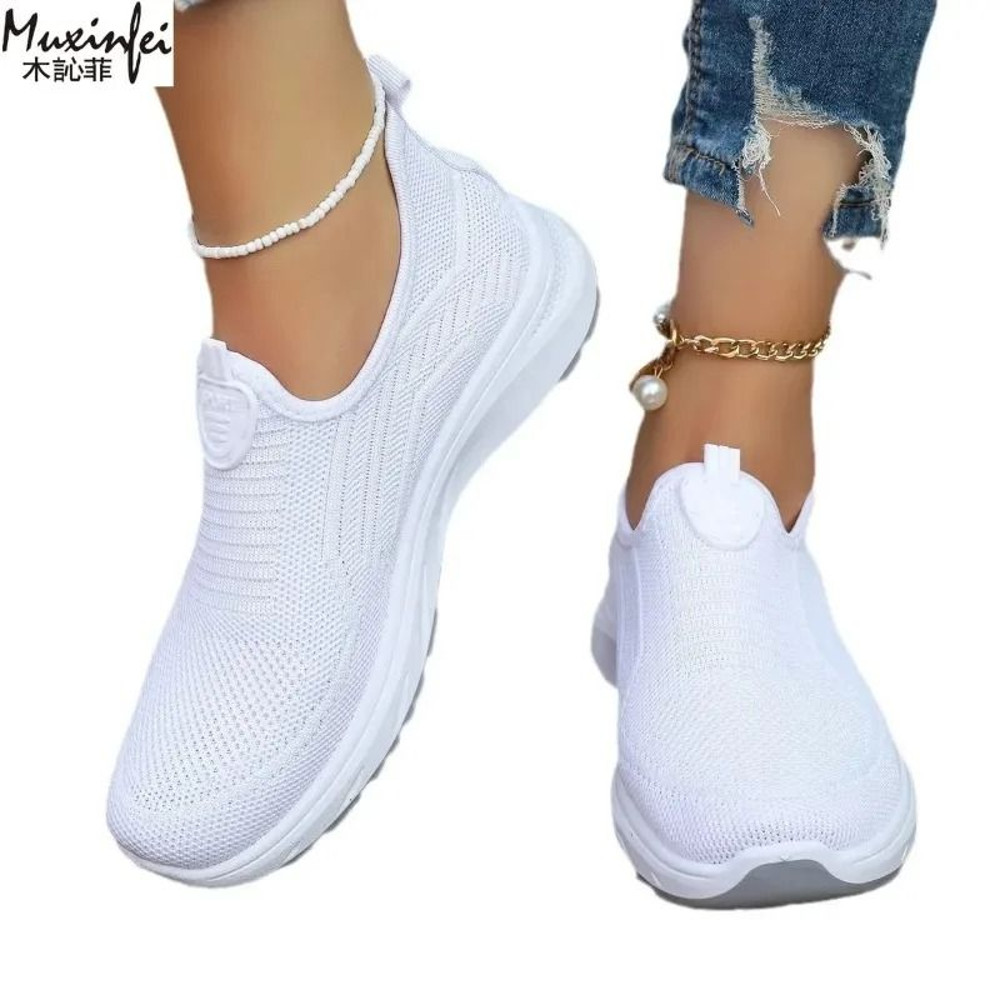 Womens Breathable Mesh Casual Shoes Soft Lightweight Sole 4