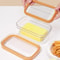 Household Hand Press Butter Keeper Plastic Butter Slice Container With Sealing Lid 1