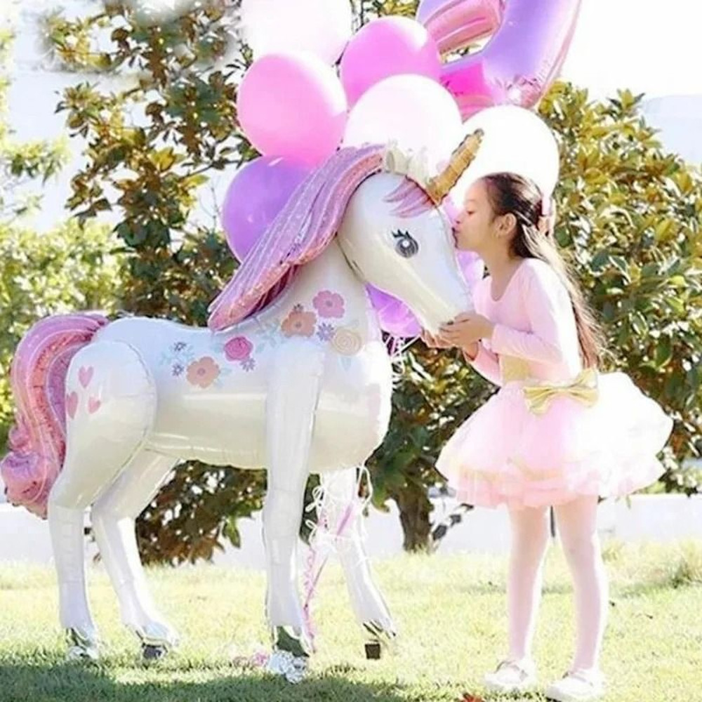 Giant 3D Unicorn Foil Balloon For Birthday Baby Shower Wedding Party Decoration 0
