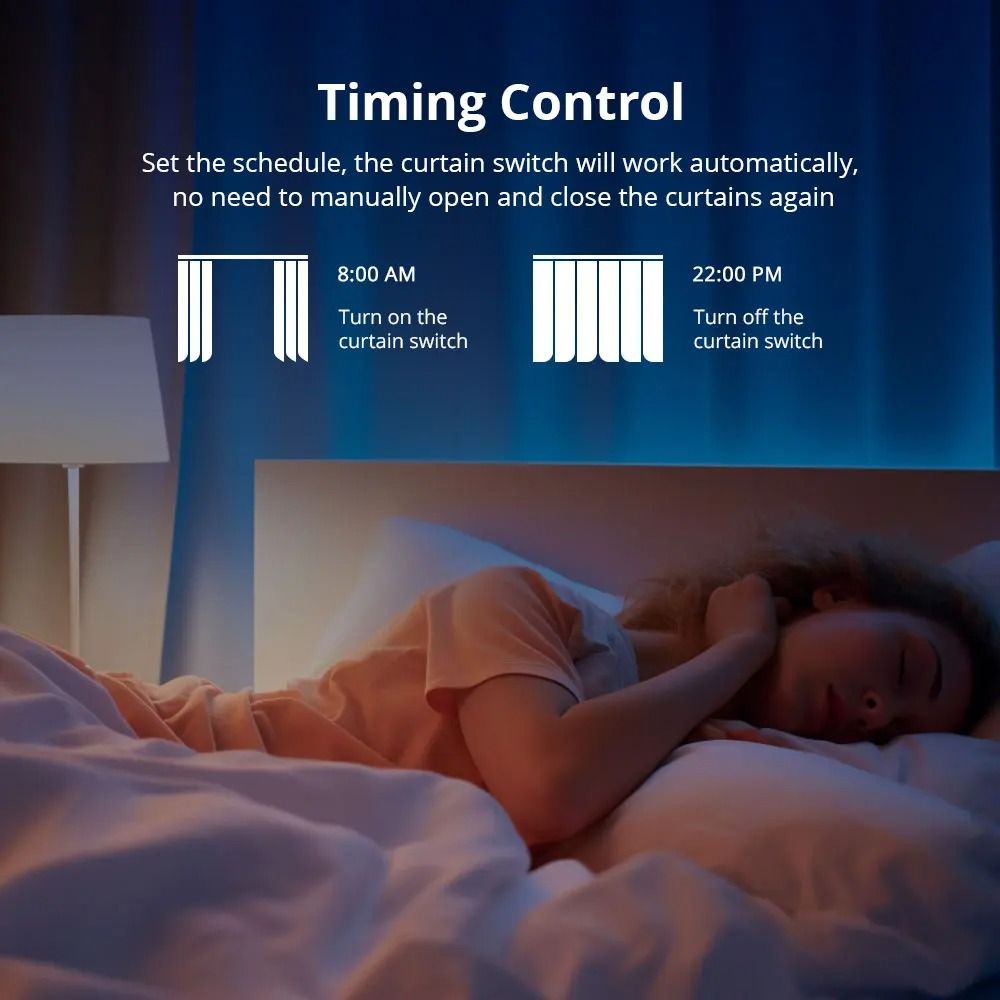 Yagusmart Zigbee Smart Curtain Switch For Roller Shade Motor 4