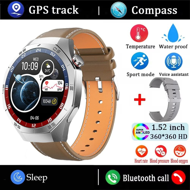Smart Watch GPS Motion Trajectory Heart Rate Bluetooth Call Waterproof 9
