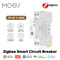 Moes Tuya Zigbee Smart Circuit Breaker 63A Fireproof Electricity Monitor 0