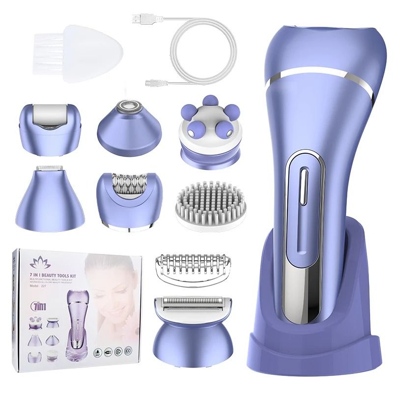 Resuxi 227 Women 7 In 1 Multifunction Epilator Shaver Bikini Legs Underarm Trimmer 6