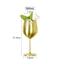 Stainless Steel Cocktail Flute Metal Wine Cup Martini Glass 9