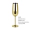 Stainless Steel Cocktail Flute Metal Wine Cup Martini Glass 11