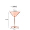 Stainless Steel Cocktail Flute Metal Wine Cup Martini Glass 15