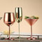 Stainless Steel Cocktail Flute Metal Wine Cup Martini Glass 1
