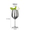 Stainless Steel Cocktail Flute Metal Wine Cup Martini Glass 7