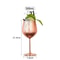 Stainless Steel Cocktail Flute Metal Wine Cup Martini Glass 8