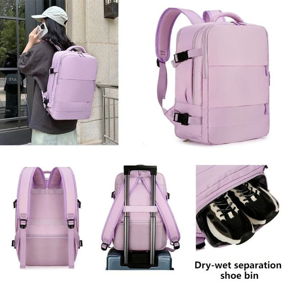 Travel Cabin Backpack Lightweight Laptop Hand Luggage Bag 1