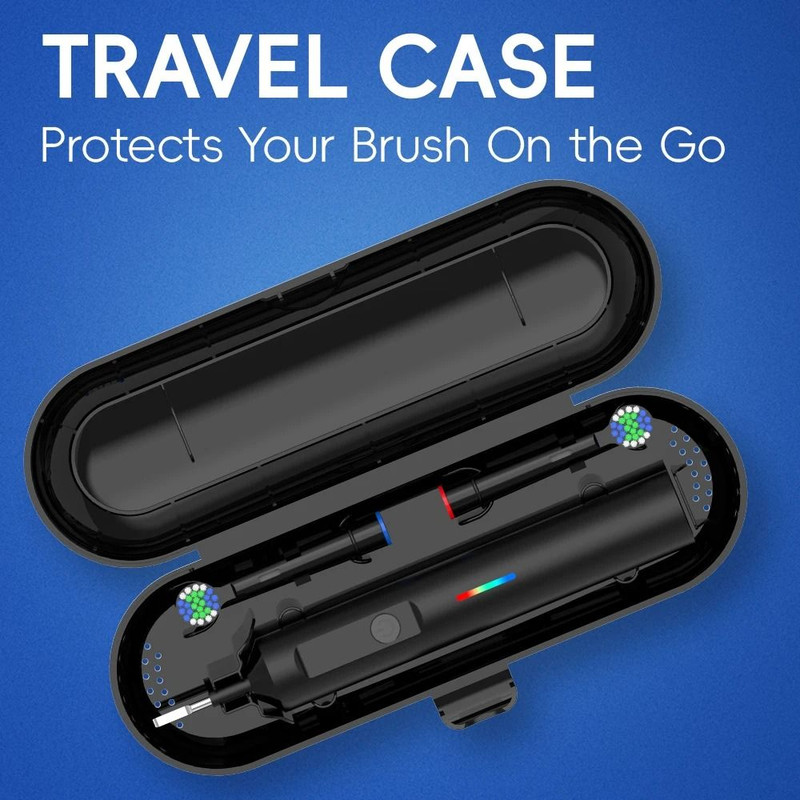 Smart Wireless Charging Rotating Electric Toothbrush 3 Modes Rechargeable 3