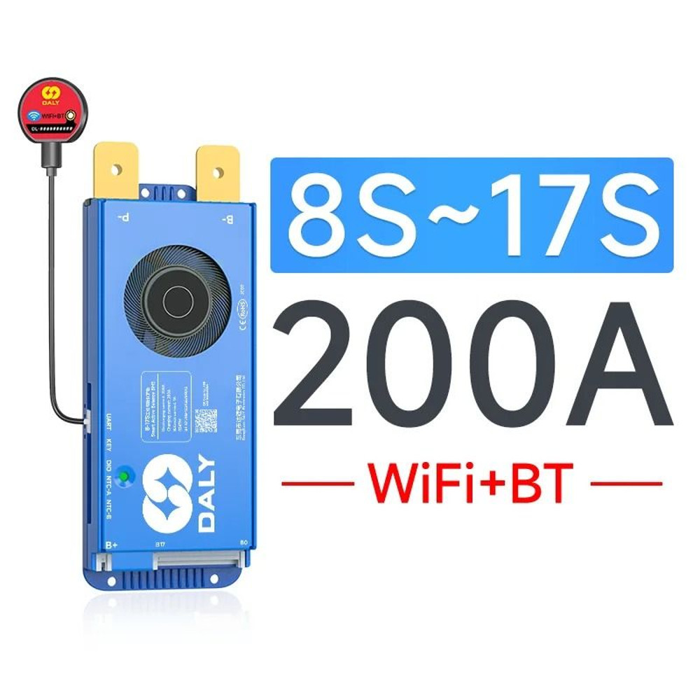 Smart DALY 100 Balance 100A Active Balance BMS 4 24S Bluetooth RS485 CAN 17