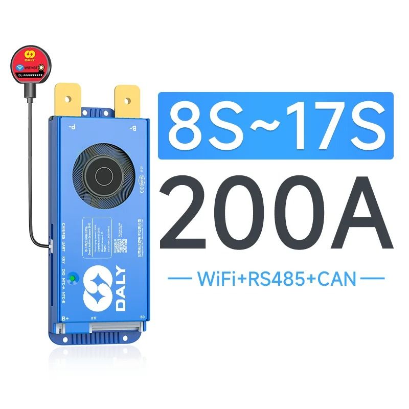 Smart DALY 100 Balance 100A Active Balance BMS 4 24S Bluetooth RS485 CAN 24