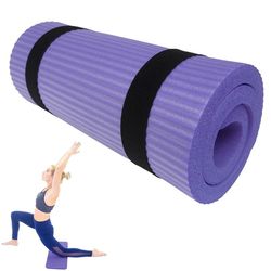 nbr yoga mat 60x25x1.5 cm anti slip fitness pilates mat