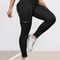 Womens Butt Lifting Leggings With Side Pocket And Washed Print Design 19