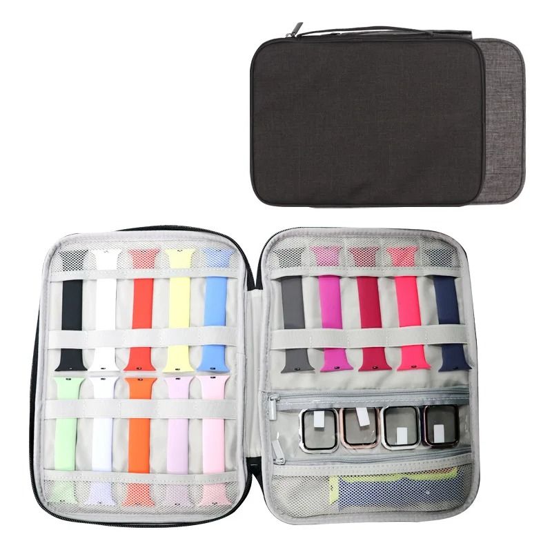 Watch Band Organizer Carrying Case Travel Pouch For Watch Straps 7