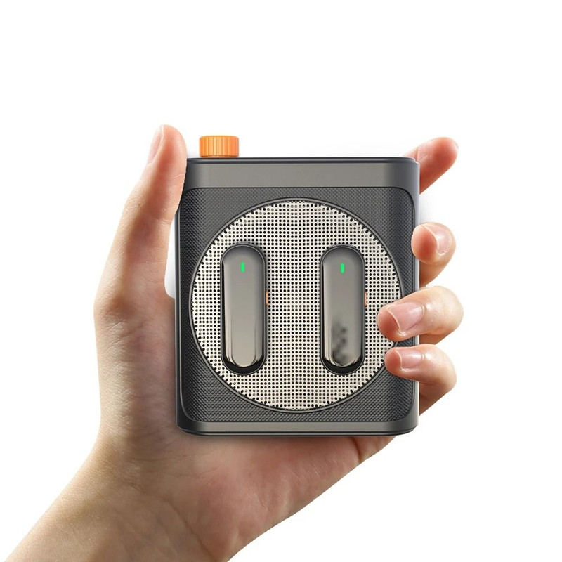 Mini Wireless Megaphone Speaker With Lavalier Microphone Portable Voice Amplifier 1