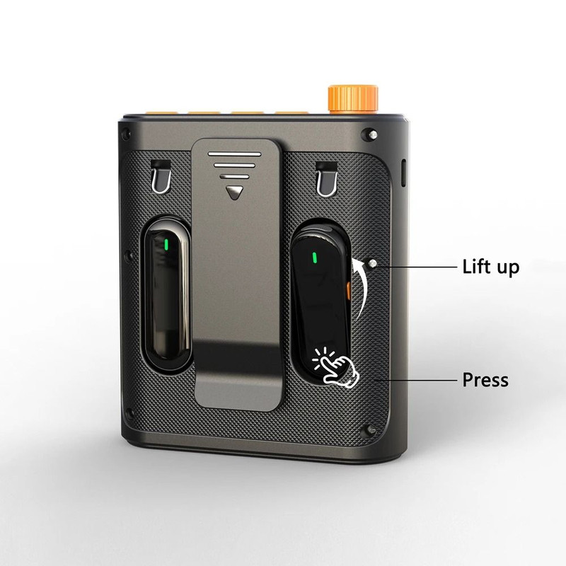 Mini Wireless Megaphone Speaker With Lavalier Microphone Portable Voice Amplifier 3