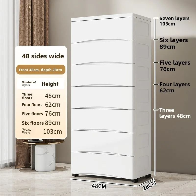 Multi Layer Plastic Storage Box Home Organizer Underbed Storage 13