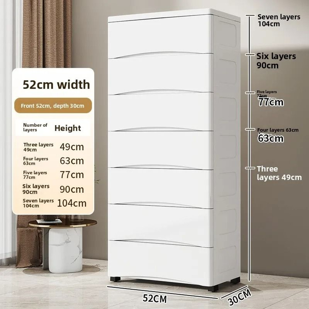 Multi Layer Plastic Storage Box Home Organizer Underbed Storage 16