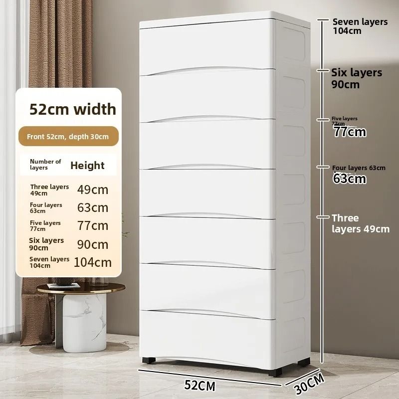 Multi Layer Plastic Storage Box Home Organizer Underbed Storage 16