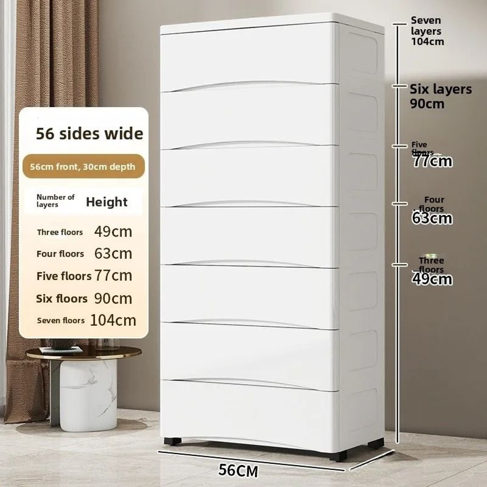 Multi Layer Plastic Storage Box Home Organizer Underbed Storage 19