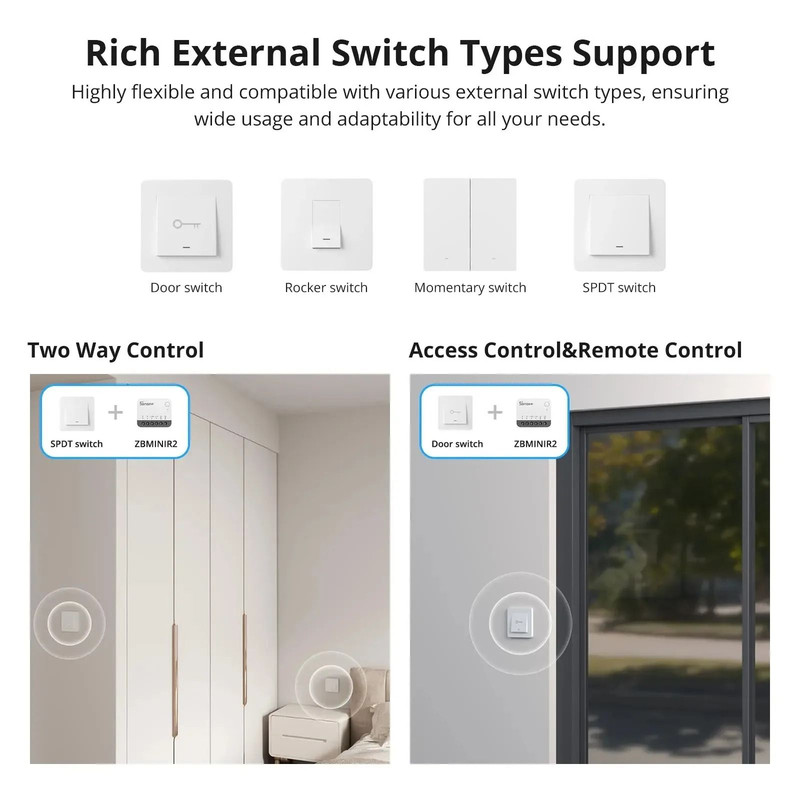 SONOFF ZBMINIR2 Extreme Zigbee Smart Switch 3