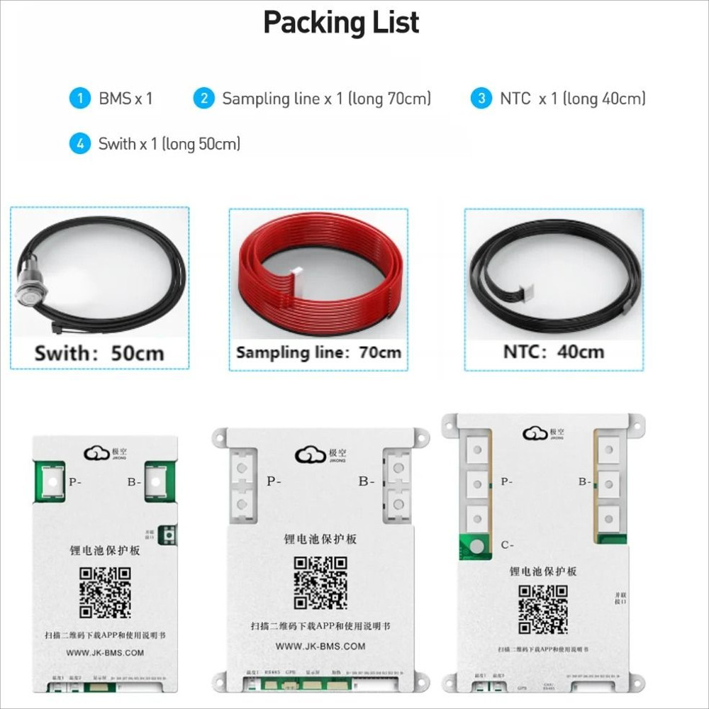 JIKONG Smart BMS Active Balance Battery Management System For LiFePO4 Li Ion And LTO Packs 1