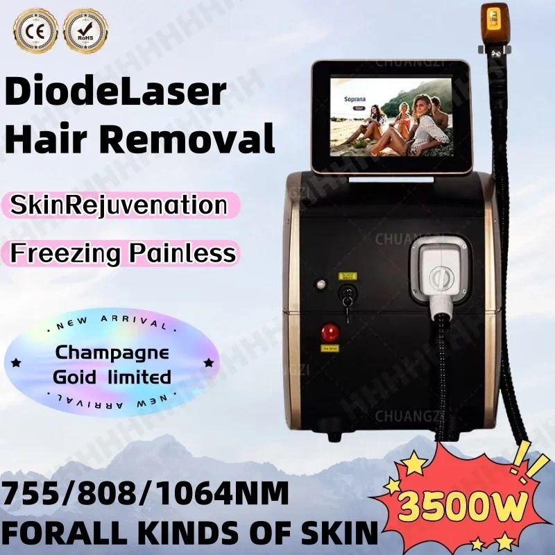 Ice Platinum 808nm Diode Laser Hair Removal Machine 0