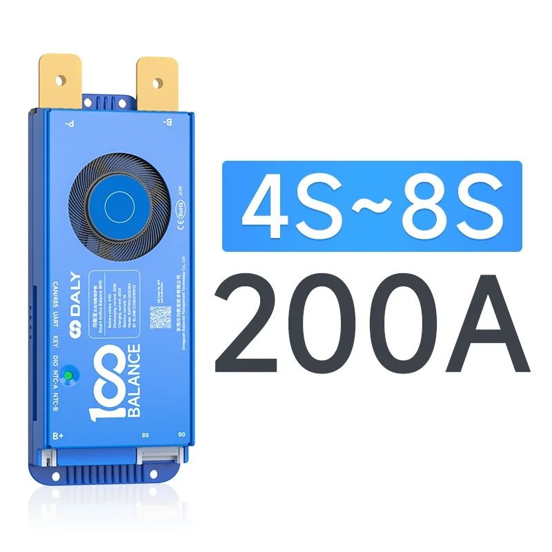 Daly Smart BMS BT WiFi 4S 8S 16S 24S 12V72V 40A200A Active Balance Protection 13