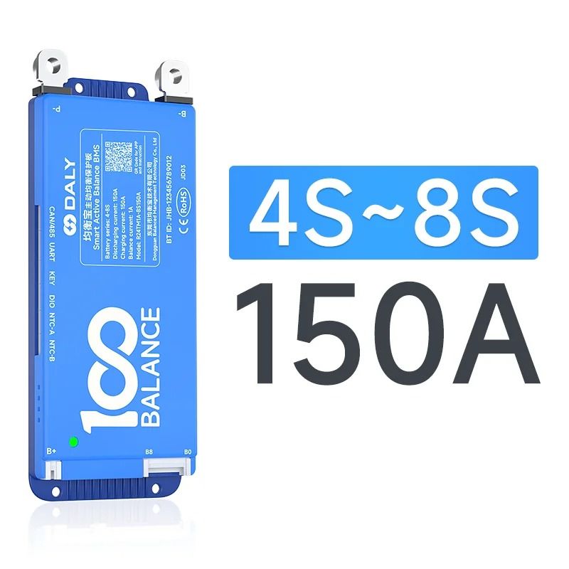 Daly Smart BMS BT WiFi 4S 8S 16S 24S 12V72V 40A200A Active Balance Protection 8
