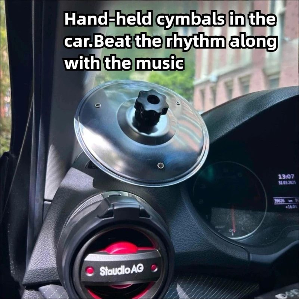 Portable Car Handheld Cymbal Air Vent Decoration With Drum Design 1