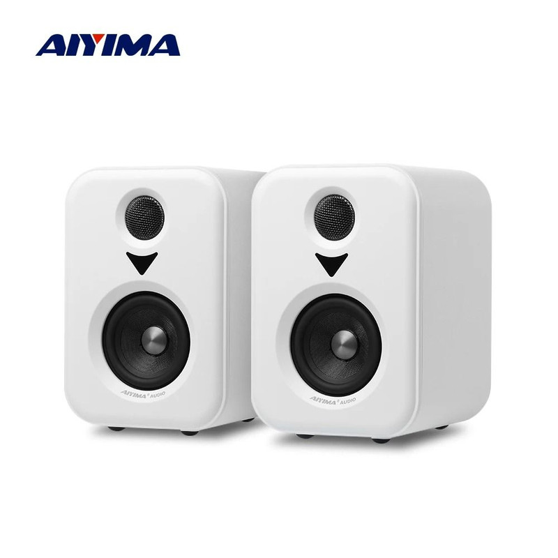 AIYIMA S400 Active Bookshelf Speakers Bluetooth USB DAC HiFi Studio Monitor With Subwoofer System F 1