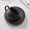 Japanese Style Ceramic Coffee Cup And Saucer Set In Black Or White Egg Shaped Design 4