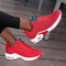 Womens Platform Casual Sneakers Breathable Mesh Chunky Running Shoes 9