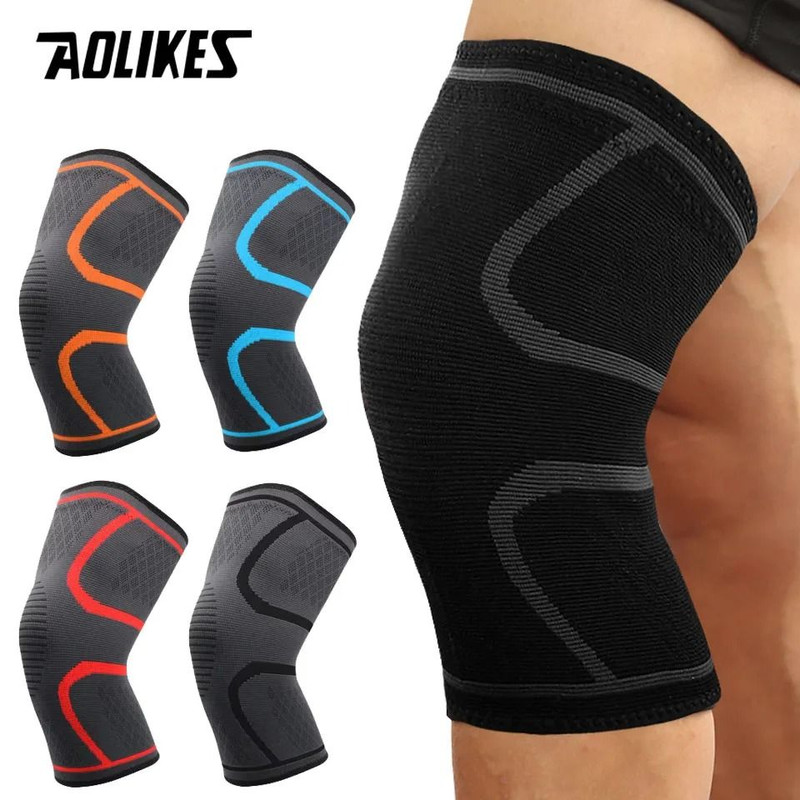 AOLIKES Compression Knee Support Brace For Sports Running Weightlifting And Joint Protection 0