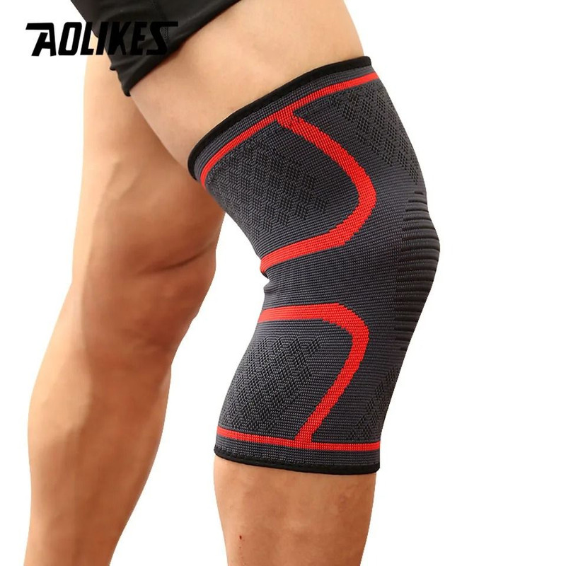 AOLIKES Compression Knee Support Brace For Sports Running Weightlifting And Joint Protection 8