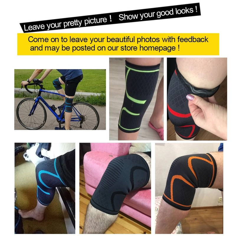 AOLIKES Compression Knee Support Brace For Sports Running Weightlifting And Joint Protection 3