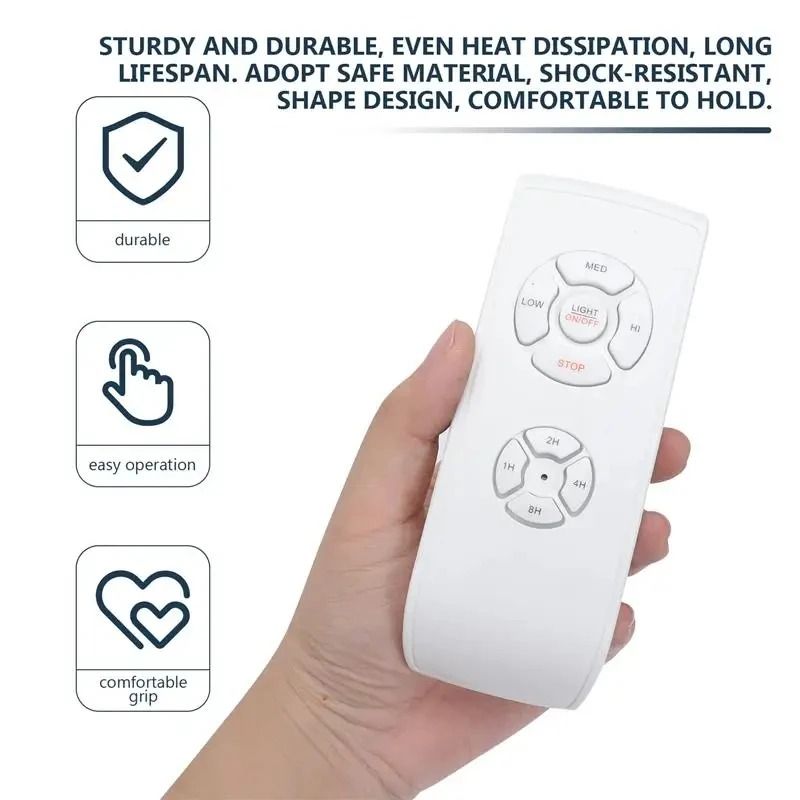 Universal Ceiling Fan Lamp Remote Control Kit With Timing And Wind Speed Adjustment 4